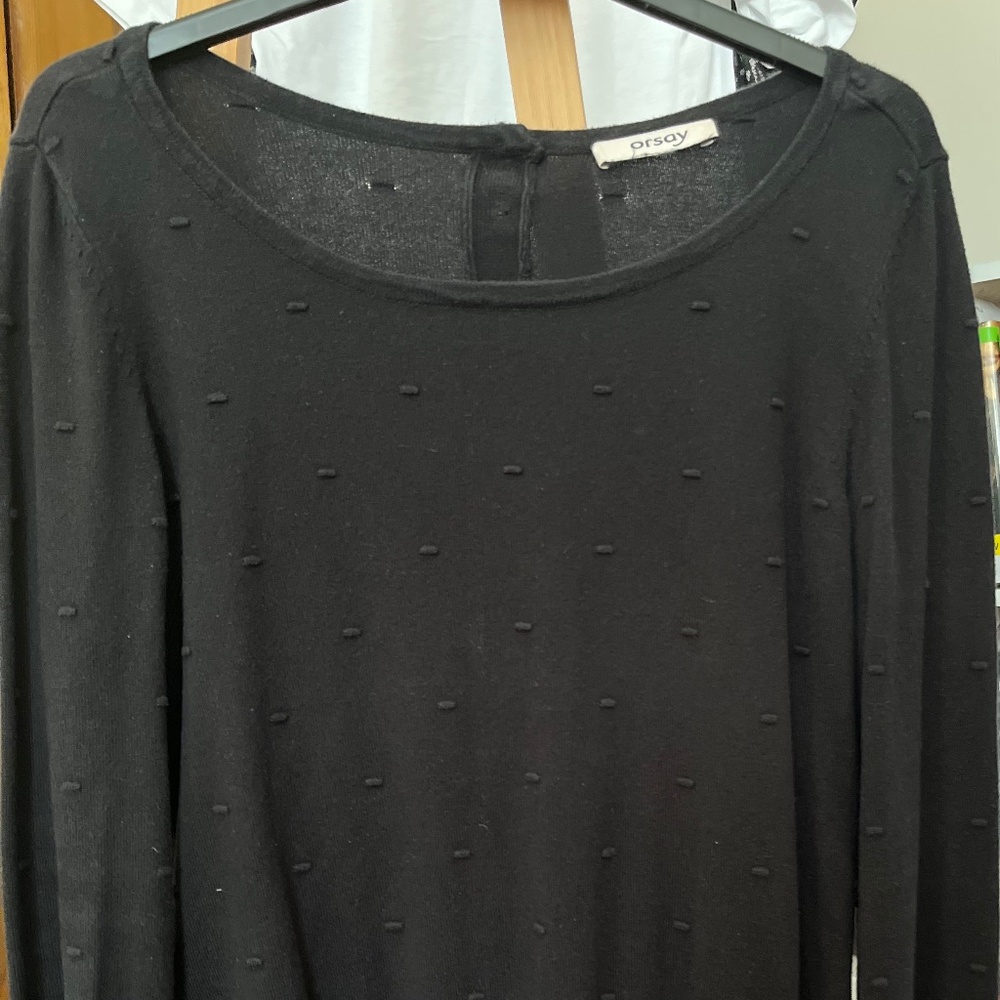 Orsay: Black 100 % Cotton Sweater
